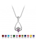 Personalized Birthstone Necklace JEWJONE101918